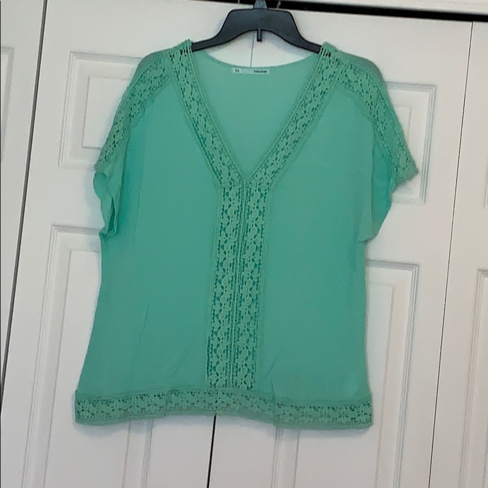 Maurices Sea-foam green top